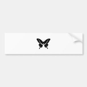 Zwarte Vlinder Bumpersticker