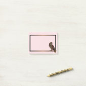 Zwarte vogel de Raven Post-it® Notes (Op bureau)