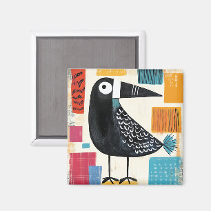 Zwarte Vogel Moderne Kunst, Magneet