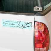 Zwarte Vogel Sticker (Op Truck)