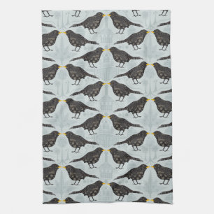 Zwarte Vogel theedoek