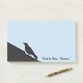 Zwarte vogels. De Raven Post-it® Notes (Op bureau)