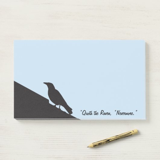 Zwarte vogels. De Raven Post-it® Notes (Op bureau)