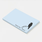 Zwarte vogels. De Raven Post-it® Notes (Schuin)