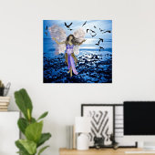 Zwarte vogels poster (Thuiskantoor)