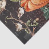 Zwarte vogels tissuepapier (Detail)