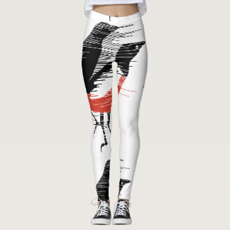 Zwarte Vogels - Winderige Vogels Leggings