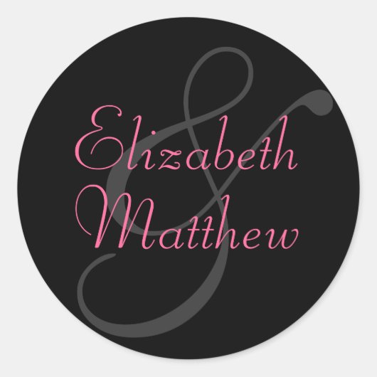 zwarte voornamen aanpassen seal Sticker (Voorkant)