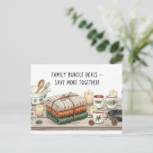 Zwarte Vrijdag Briefkaart (Staand voorkant)