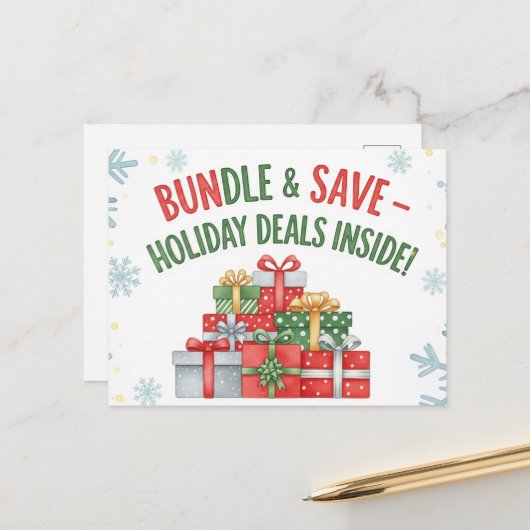 Zwarte Vrijdag Briefkaart (Voorkant / Achterkant in situ)