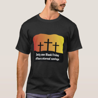 Zwarte Vrijdag Jezus redt Christelijk Shirt