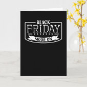 Zwarte vrijdagstand bij winkelen voor deals kaart (Gele Bloem)