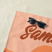 Zwarte Vrouw, Groot Pet, Vacatievormen Strandlaken (In situ)