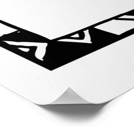 Zwarte vrouw in een kleurrijke tulband poster (Hoek)