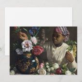 Zwarte Vrouw met pony's | Fré dé ric Bazille (Voorkant / Achterkant)