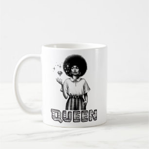 Zwarte vrouw Queen, Black Lives Matter Koffiemok