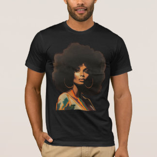 zwarte vrouw t-shirt