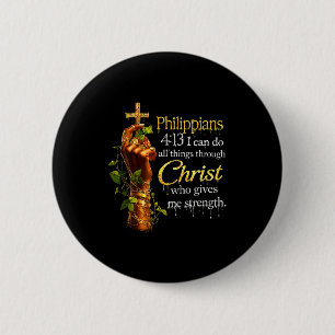 Zwarte Vrouwen God Christelijk Geloof Afrikaanse M Ronde Button 5,7 Cm