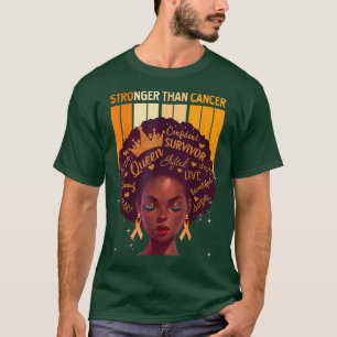 Zwarte vrouwen koningin sterger dan ADHD Oranje li T-shirt
