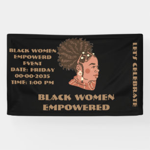Zwarte vrouwen met spandoek