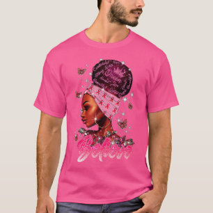Zwarte vrouwen ondersteunen borstkanker t-shirt