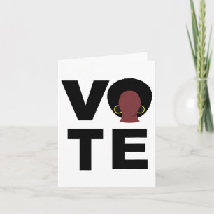 Zwarte vrouwen stemmen zwarte stemmen PR Kaart