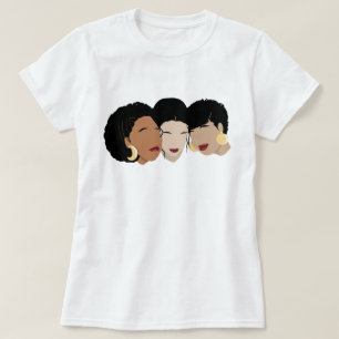 Zwarte vrouwen, zuster Friends T-shirt