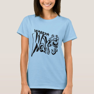 Zwarte Wako-inkt T-shirt
