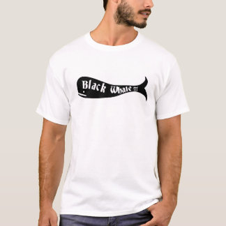 Zwarte walvis III T-shirt voor mannen