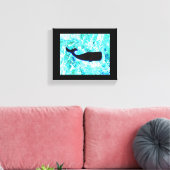 zwarte walvis Thunder_Cove Canvas Afdruk (Insitu (Woonkamer))