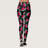 Zwarte watermeloen leggings (Achterkant)