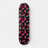 Zwarte watermeloen skateboard (Voorkant)