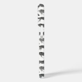 Zwarte Waterverf paarden Case-Mate iPhone Case (Achterkant / Links)