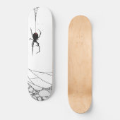 Zwarte weduwe skateboard (Voorkant)