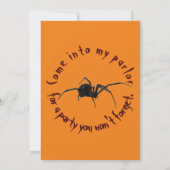 zwarte weduwe spin kaart (Achterkant)