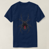 Zwarte Weduwe Spin T-shirt (Design voorkant)