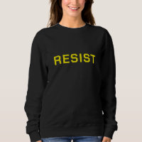 Zwarte weerstandsprotest T-shirt