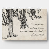 zwarte weideboom fotoplaat (voorkant)