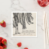 zwarte weideboom servetten (Insitu)