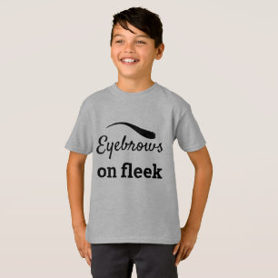 Zwarte Wenkbrauwen op Fleek Trendy Flawless Style  T-shirt
