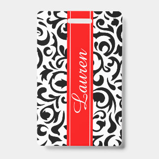 Zwarte Wervel Bagage Label / Badge