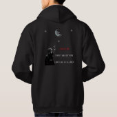 zwarte wervelwind hoodie (Achterkant)