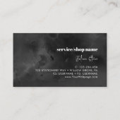 Zwarte whisky klantenkaartje (Achterkant)