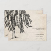 zwarte wilde bomen RSVP (Voorkant / Achterkant)