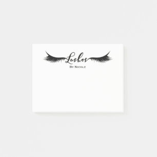 Zwarte wimpers Wimpers Modern Glam Persoonlijk Post-it® Notes