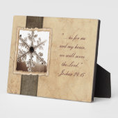  zwarte wintersneeuwvlok fotoplaat (Zijkant)