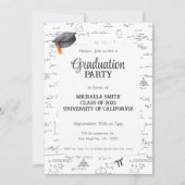 Zwarte wiskundeverloopdop kaart (Voorkant)