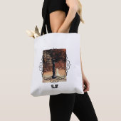 Zwarte witte Canvas tas met King Slay (Dichtbij)