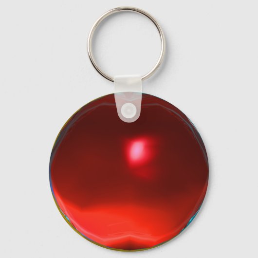 ZWARTE WITTE DAMASKRACHTE STRIPE SLEUTELHANGER (Achterkant)