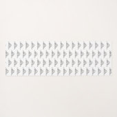 zwarte witte, eenvoudige puppy-ogen yogamat (Achterkant (horizontaal))